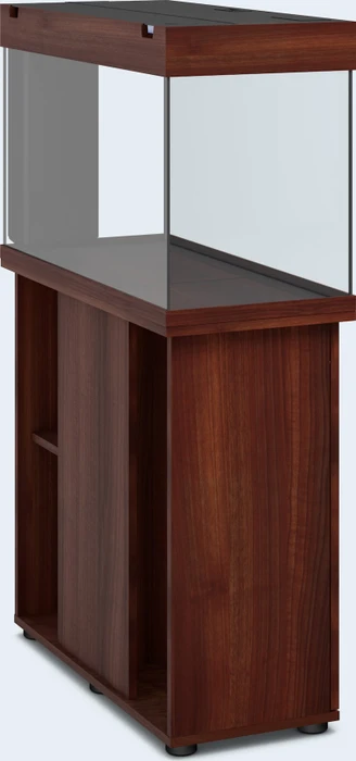 Juwel Rio 125 LED Aquarium-Set mit Unterschrank, dunkles Holz/dunkles Holz, 125l