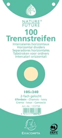 Exacompta Trennblatt, elfenbein, 100 Stück