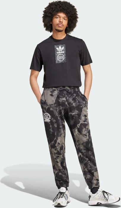 adidas Camo Label T-Shirt kurzarm schwarz (Herren)