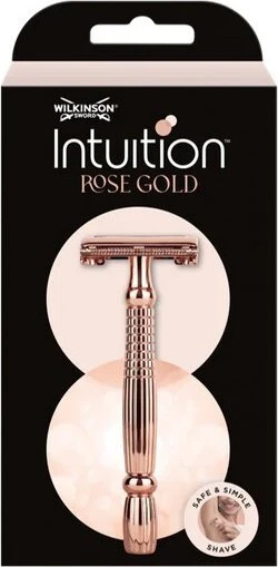 Wilkinson Sword Intuition Rose Gold Rasierhobel + 10 Wechselklingen