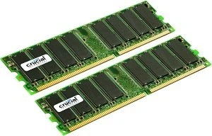 Crucial RDIMM 4GB Kit, DDR-400, CL3, reg ECC