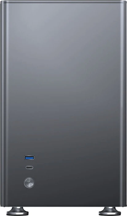 Jonsbo A4, grau, Glasfenster, Mini-ITX