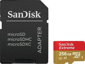 SanDisk Extreme R100/W90 256GB Kit, UHS-I U3, A1, Class 10