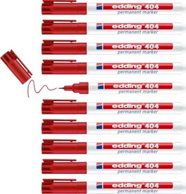 edding 404 Permanentmarker rot, 10er-Pack