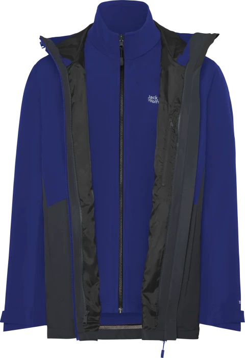 Jack Wolfskin Stonetrail 3in1 Funktionsjacke phantom (Herren)
