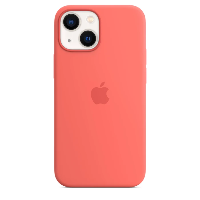 Apple Silikon Case mit MagSafe für iPhone 13 Mini pink pomelo