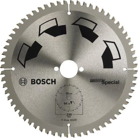 Bosch DIY Special Kreissägeblatt 64Z, 230x2.5x30mm, 1 Stück