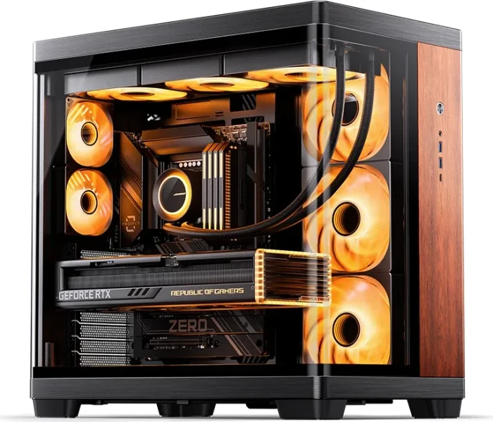 Jonsbo TK-4 Wood, Glasfenster