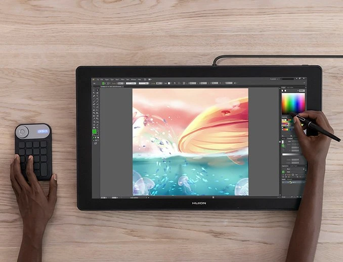 Huion Kamvas Pro 24 (4K), Silvery Frost