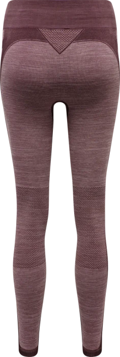 hummel CLEA Seamless Tight Hose lang fudge/woodrose melange (Damen)