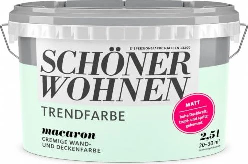 Schöner Wohnen Trendfarben innen macaronmatt, 2.5l