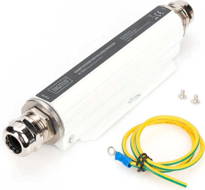 Digitus RJ-45 Überspannungsschutz, PoE Surge Protector, 60W, Outdoor