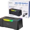 LogiLink USB 3.1 Quickport für 2.5"/3.5" SATA HDD/SSD mir RGB-Beleuchtung, schwarz, USB-C 3.1 Vorschaubild