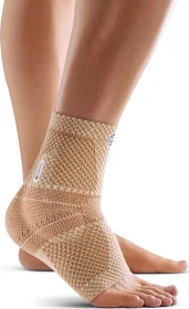 Bauerfeind MalleoTrain Sprunggelenkbandage links Größe 6 beige, 1 Stück