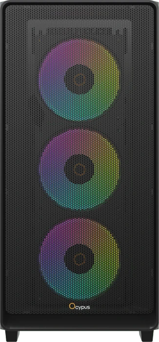 Ocypus Gamma C60 ARGB, schwarz, Glasfenster