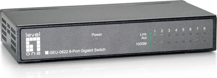 LevelOne GEU Desktop Gigabit Switch, 8x RJ-45