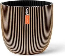 Capi Made with groove Blumentopf 29.5cm schwarzgold