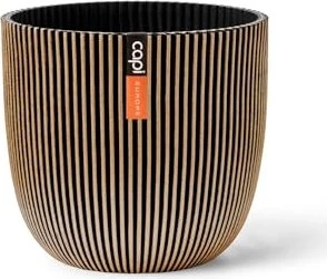 Capi Made with groove Blumentopf 22cm schwarzgold