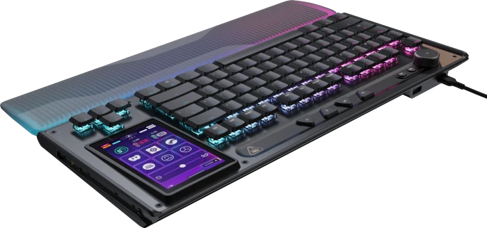 Turtle Beach Command Series KB7 TKL, schwarz, LEDs RGB, Low-Profile TITAN Hall-Effect, USB, DE