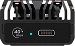 Graugear G-M2U4-40G-F USB4 SSD-Gehäuse für M.2 2280 NVMe SSD, USB4