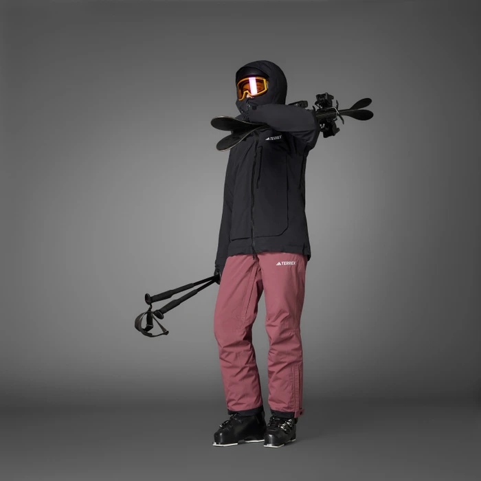adidas Terrex Xperior 2L Insulated Skihose lang burgundy/white (Damen)