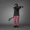 adidas Terrex Xperior 2L Insulated Skihose lang burgundy/white (Damen) Vorschaubild