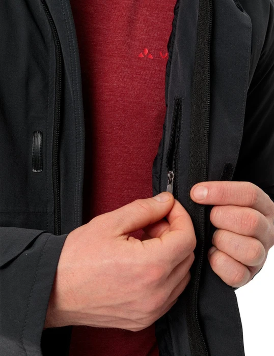 Vaude Idris II Wool Funktionsmantel black uni (Herren)