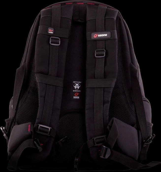 Ozone Survivor 15.6" Rucksack schwarz/rot