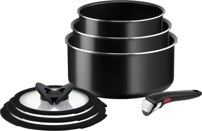Tefal L1599602 Ingenio Easy On Try-Me Kochgeschirr-Set, 7-tlg.