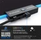 Titanwolf Global Blue RGB XXL Gaming-Mauspad, 800x300mm, schwarz/blau Vorschaubild