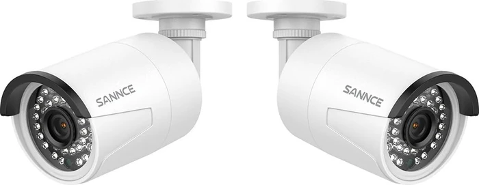 Sannce 5MP PoE Bullet-Kamera, 2er-Pack