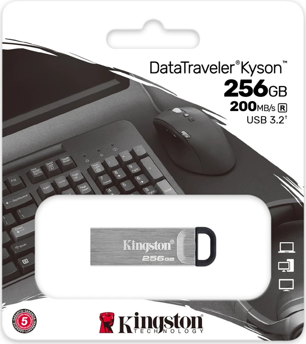 Kingston Kyson 256GB, USB-A, USB 3.2 Gen 1×1