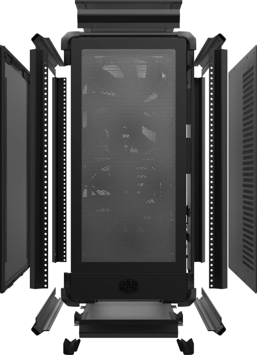 Cooler Master MasterFrame 600 Mesh, schwarz, Glasfenster