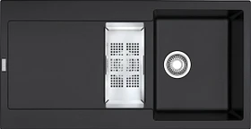 Franke Maris MRG 651 Einbau Becken reversibel mit Ablauffernbedienung onyx