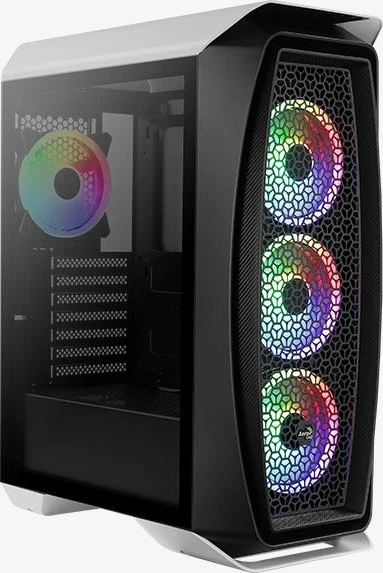 AeroCool Aero One Duo, weiß, Glasfenster