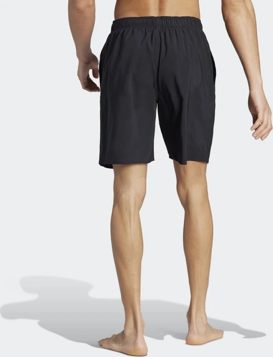 adidas Solid CLX Classic-Length Badeshorts black/lucid lemon (Herren)