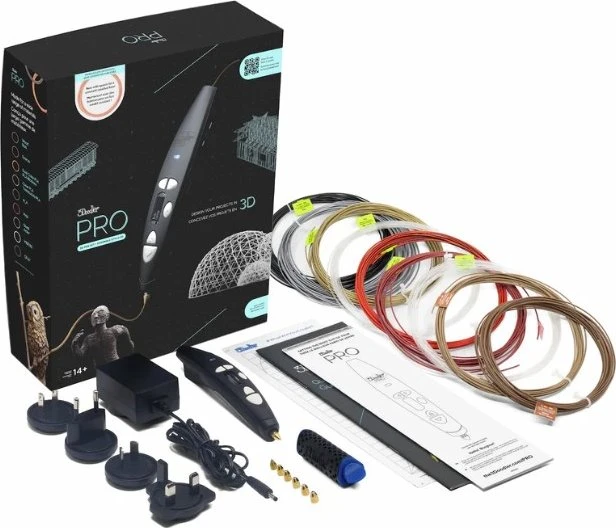 3Doodler Pro III 3D Printing Pen Pack, schwarz