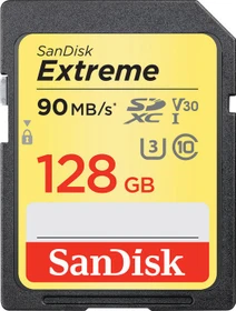 SanDisk Extreme R90/W60 128GB, UHS-I U3, Class 10