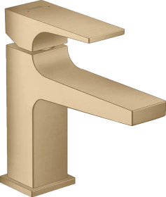 Hansgrohe Metropol Waschbeckenarmatur 100 mit Push-Open Ablaufgarnitur brushed bronze