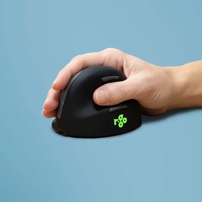 R-Go HE Break Mouse Vertikale kabellose Maus klein, Bluetooth