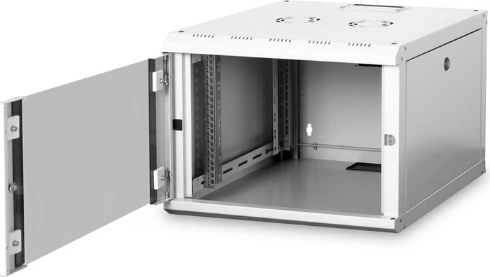 Digitus Professional Unique Serie Wandschrank 7HE, Sicherheitsglastür, IP2X, grau, 600mm tief