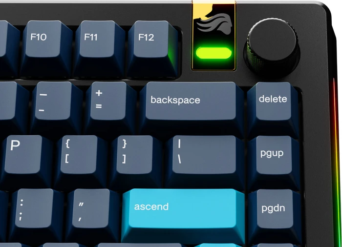 Glorious GPBT Gradient V2 Keycaps, Kunststoff (PBT), Celestial Ice, blau, 131 Tasten, ANSI-US