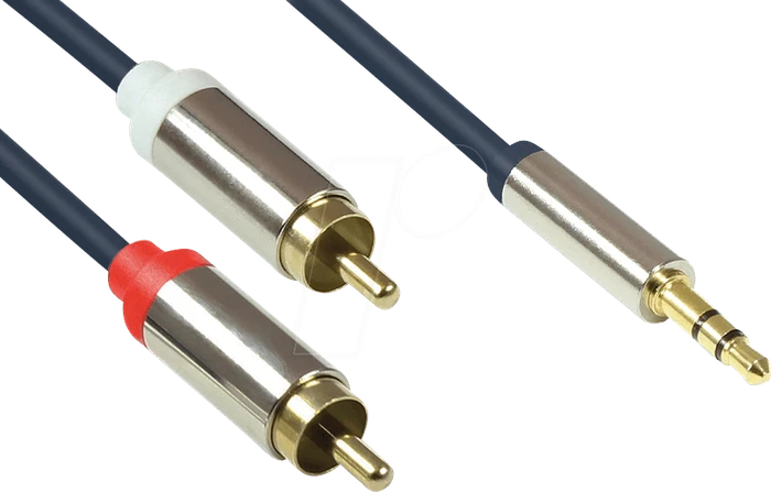 Good Connections 3.5mm Klinke/Composite Audio Kabel 1m