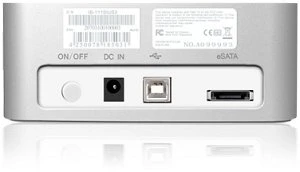 RaidSonic Icy Box IB-111StUS2-Wh, USB-B 2.0/eSATA
