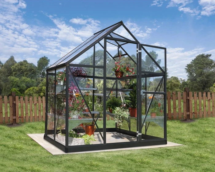 Palram Canopia Harmony 6x4 Gewächshaus grau