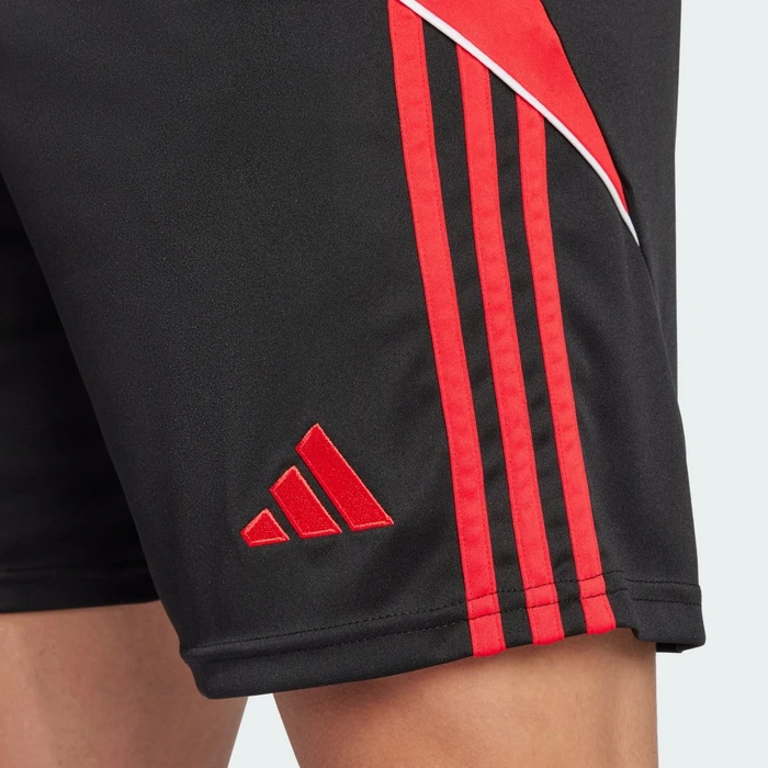 adidas Tiro 24 Trainingshose kurz black/pure ruby (Herren)