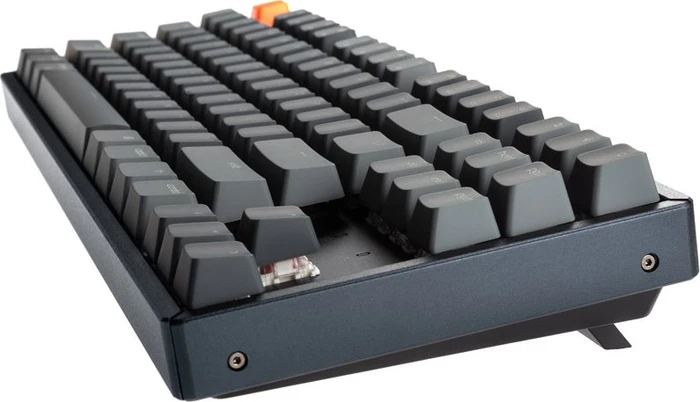 Keychron K8, 80% TKL, LEDs RGB, schwarz, Gateron BROWN, USB/Bluetooth, DE