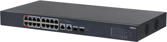 Dahua CS42 Rackmount Smart Switch, 16x RJ-45, 2x RJ-45/SFP, 190W PoE++
