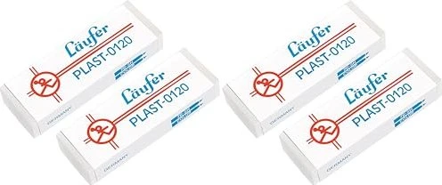 Läufer Plast 0120, Radierer, weiß