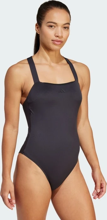 adidas Iconisea Padded Premium X-Back Badeanzug schwarz/weiß (Damen)